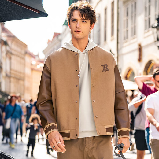 
Mr. Bu Bu’s thin base sweatshirt for men casual hooded men’s inner top 2025 new product KT15763 Zipper pocket-Bronze 2XL (185)