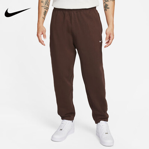 耐克（NIKE）针织长裤男款2025春季新款休闲时尚加绒束脚运动裤DX1365 DX1365-237 L