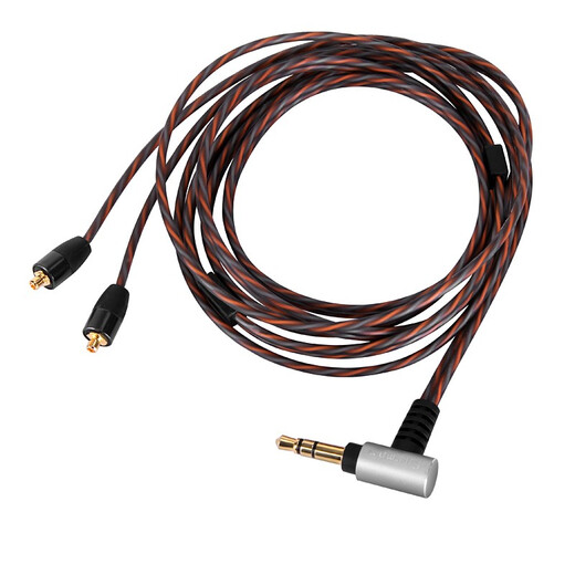 Earmax for Shure shure SE215 SE535 SE846 UE900S E5000 headphone cable 3.5mm black