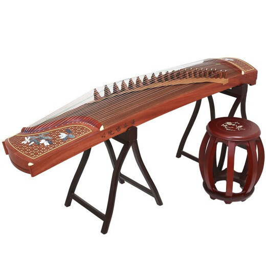 
Dunhuang Brand Dunhuang 694L Mahogany Series Shell Carving Professional Performance Beginner Guzheng Qin Shanghai National Musical Instrument Factory 1 20694ML Qingfang Siyi (full set of accessories)