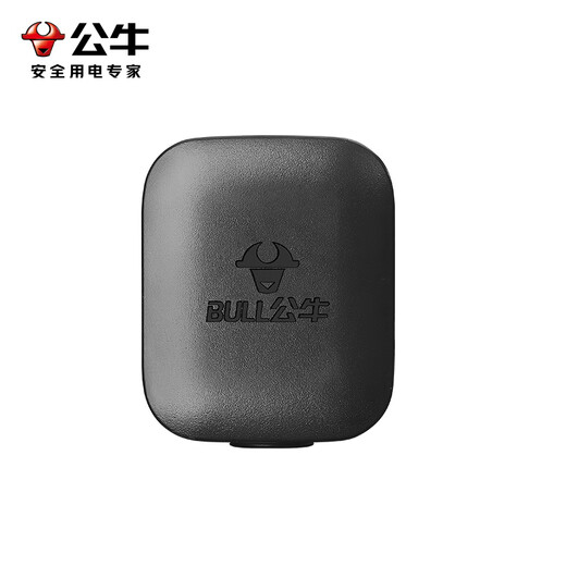 BULL safety socket strip, self-wiring required, wireless strip, drag strip, new national standard power converter, three-pin plug | 10A | black T-10S