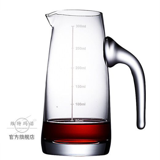 Crystal glass white wine dispenser and flask for home use, small bottle, foreign wine, red wine decanter, hotel use 500ml, gourd style 100ml (with scale)