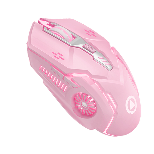 Silver Eagle Kabellose Gaming-Maus, mechanisches Gefühl, wiederaufladbarer Stil für Jungen und Mädchen, geeignet für USB, Universal-Maus, Büro, Business, Glare, Notebook, Desktop-Computer, kabellose Maus, elektrisch, A9 E-Sports, mattweiß, kabellos, 2,4 G, lautlos/Laden, offizieller Standard