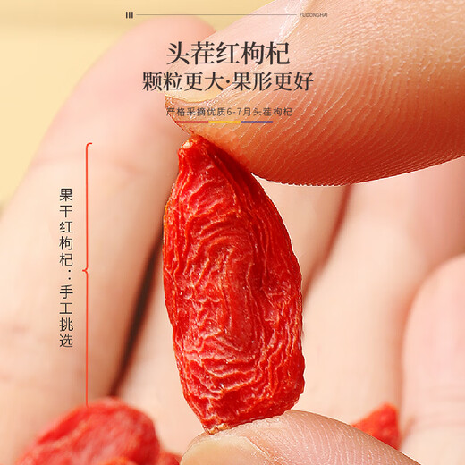 Fudonghai Ningxia Special Red Wolfberry 500g First new product Authentic Zhongning Disposable Gouqi Wolfberry Tea Soaked in Water