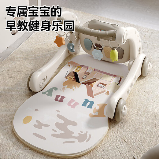 Wild Knight Baby Fitness Stand Toys Pedal Piano Music Soothes Baby Early Education Children Toys Newborn Gift Box