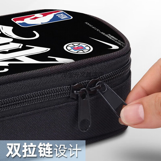 NBA Basketball Pencil Case Grundschule Schüler Pencil Case Junior High School Schüler Bleistift Fall Bleistift Fall Boy Boy Boy Style Boy Canvas Stiftbeutel ZQ11301