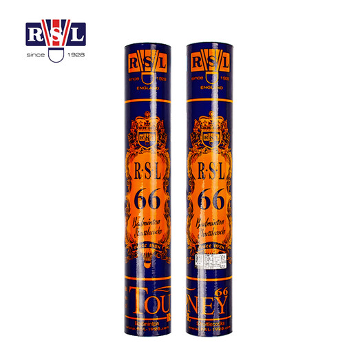 亚狮龙（RSL）训练比赛用球 飞行稳定耐打 RSL66号 羽毛球（1桶装）
