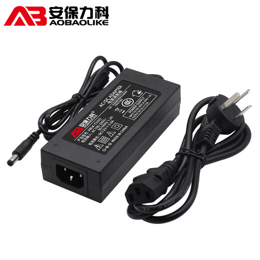 Adaptador de corriente de monitoreo interior LeCroy de seguridad DC12V3A regulador de voltaje CC de conmutación enchufe de 3 pines de escritorio ABLK-T3393