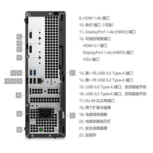 
Dell OptiPlex 7020SFF Desktop Computer Host 12th Generation i3/i5 Processor DDR5 High Frequency Memory Commercial Office Home Entertainment Dell Desktop Single Host (including keyboard and mouse set) i3-12100 16G 512G Solid State