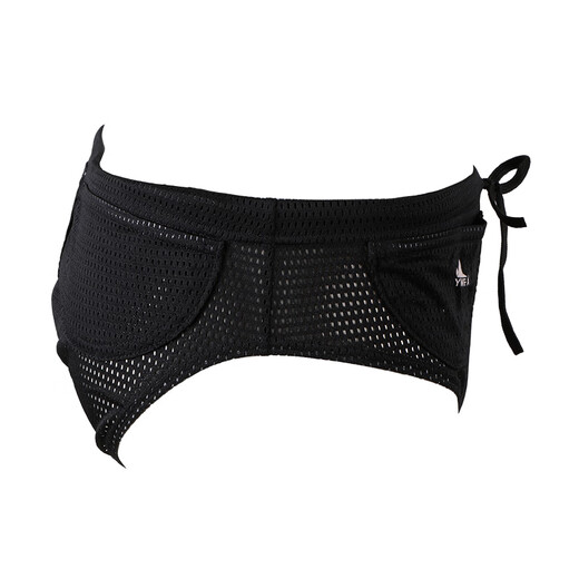 YINGFA swimming training resistance pants for men, adult and children professional competition triangle swimming trunks, racing to reduce drag and increase swimming speed, resistance pants - black M (waist circumference 2.3-2.6 feet)