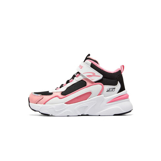 Skechers children's shoes warm girls casual dad shoes Velcro sneakers children's cotton shoes 302583L