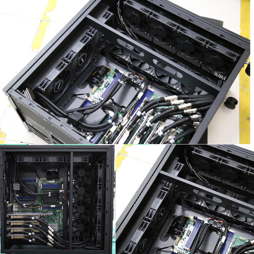 IPCSTAR一体式服务器CPU水冷散热器9754双路工作站液冷420Intel至强8468 360|单路SP5[EPYC9004]