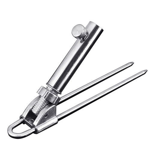 Chaoyu (ZHAOYU) new stainless steel turret bracket fishing rod bracket hand rod rack rod rack rod ground plug fishing gear fishing supplies 2.4M stainless steel bracket with ground plug