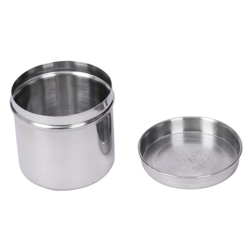 
Wenstan W681 304 stainless steel ointment can Cotton ball alcohol iodine cotton tank disinfection gauze oil ointment can sample retention box 12cm ointment can