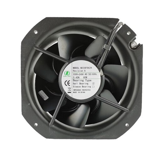XMSJMUTUMOTOR美途交流220V轴流风机22580机柜电箱焊机强力散热风 15051风机+金属网 M145FCA2H