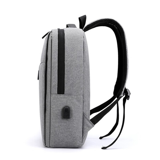 Double Star Backpack for men's computer bag backpack for women 16-inch school bag junior high school high school college students large capacity notebook bag gray [16-inch standard version]