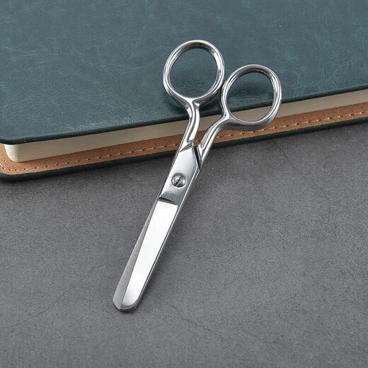 Henlu scissors household stainless steel strong scissors tailor cutting cloth cutting thread cutting paper cutting office cross stitch kitchen scissors multi-purpose round head