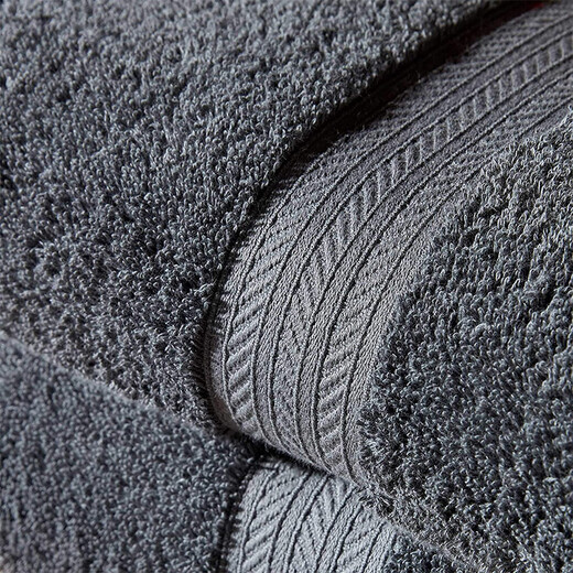CHRISTY British Royal RENAISSANCE series Egyptian long velvet cotton water absorption thickened imported wool bath towel smoke gray one 728g 76*142cm bath towel