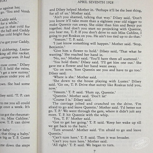 喧哗与骚动 英文原版 The Sound and the Fury 威廉 福克纳获奖