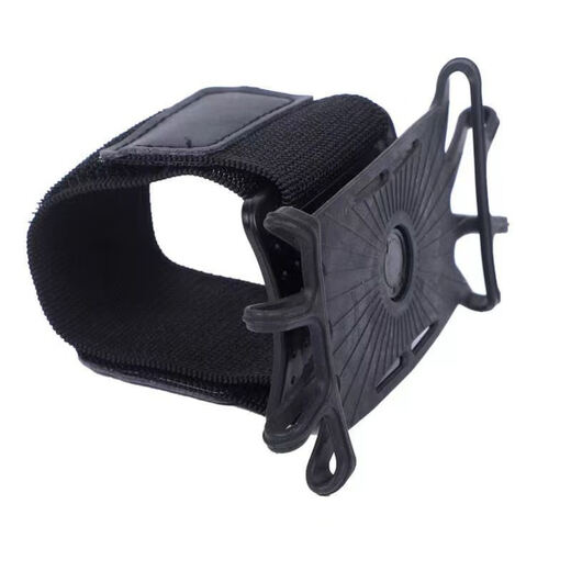 Budi arm mobile phone holder for driving mobile phone holder with strap to wear mobile phone case tied to the wrist, running arm bag to hold mobile phone, elegant black wrist style, worn on the wrist I17
