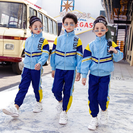 Tongran School Uniform set para estudiantes de escuela primaria Clase de otoño Uniforme para niños ropa de jardín de infantes de jardín de jardín