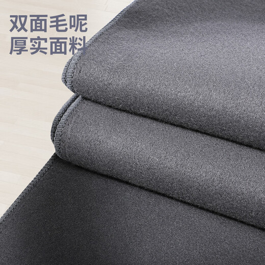 火迪鸟艾扬格瑜伽毯子瑜珈辅具休息术毛毯冥想毯瑜伽垫防滑铺巾布毯盖毯 深灰
