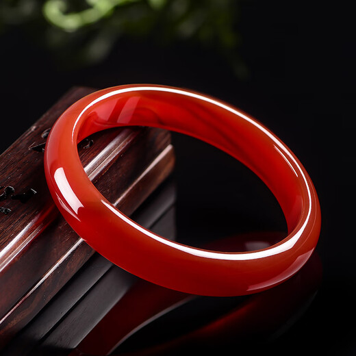 Istone red agate bracelet Geely bracelet medium size new Chinese style birthday gift for girlfriend