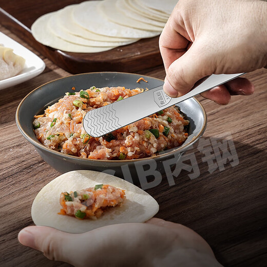 Fun appliance food-grade stainless steel rolling ball kitchen household rolling artifact rolling bun skin new household rolling pin large boutique rolling ball