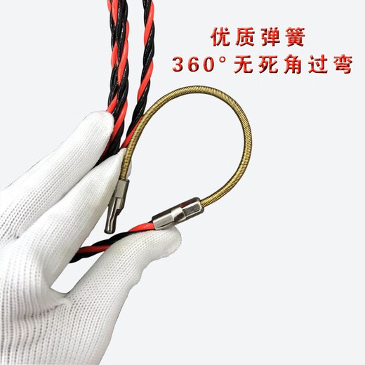Cast solid wire threader electrician artifact steel wire universal network cable wire fiber optic cable tube concealed pipe threader 20 meters