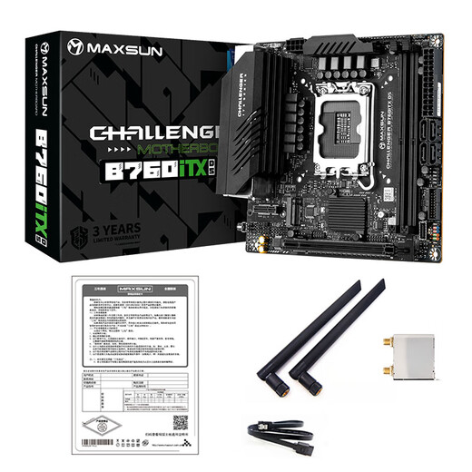 MAXSUN MS-Challenger B760ITX D5 supports DDR5 CPU 12490F/13400F/13600KF (Intel B760/LGA 1700)