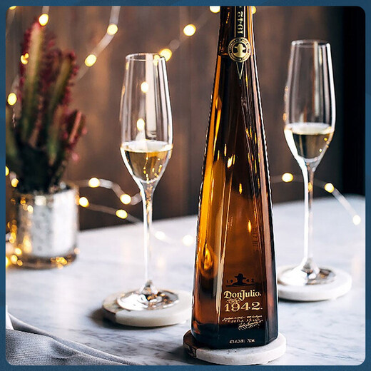 唐胡里奥（DON JULIO）1942 龙舌兰 陈酿洋酒750ml 墨西哥进口 调酒基酒 七夕节男士礼物
