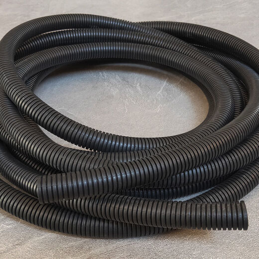 Plastic corrugated pipe wire and cable protective sleeve PP flame-retardant corrugated pipe automotive wiring harness threaded protective sleeve high temperature resistant engine compartment insulated wire-covered pipe 5 meter price closed AD10 (inner diameter 6.5 mm)