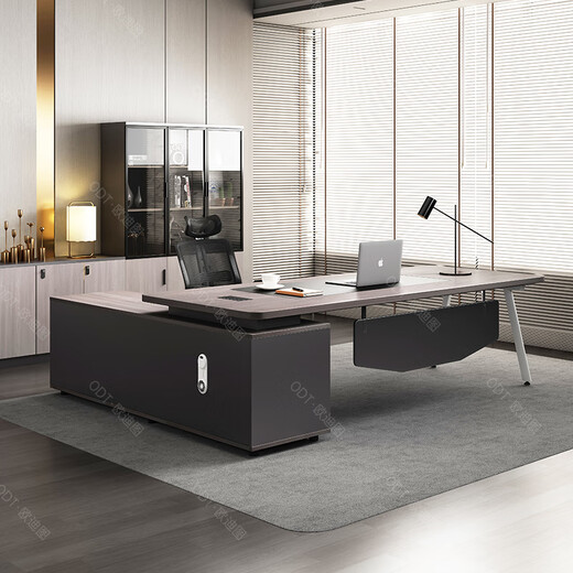 OUDITU Desk Boss Desk Simple Modern President Desk Manager Supervisor Desk Executive Desk Office Computer Desk and Chair Combination Zuixiangqiumu 1.8m Boss Desk