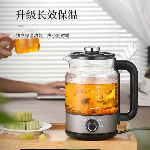 Biooner tea kettle pure titanium tea kettle steam spray type steaming tea constant temperature insulation kettle health kettle electric kettle office tea kettle B27 titanium