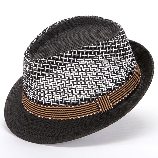 Tuzun (kingtrip) middle-aged and elderly hat men spring and summer dad sun hat topper grandpa mesh breathable straw hat sun hat deep khaki
