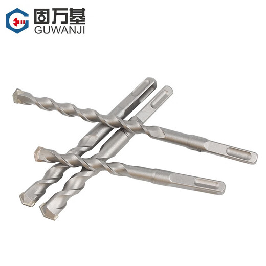 Guwanji Guwanji Impact Electric Hammer Drill Bit Extended Drilling Through Wall Cement Concrete Drilling Slotting Square Handle Round Handle M6x110