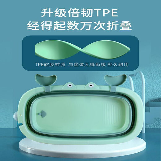 Xiaopu Pet Bath Basin Foldable Cat-Special Bathtub Anti-run Cat Bath Portable Outdoor Small Dog Bath Bucket Main Picture Affordable Model-Berlin Blue