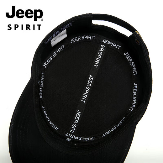 JEEP Hat Men's Flat Top Hat Four Seasons Peaked Cap Middle-aged and Elderly Outdoor Leisure Versatile Baseball Cap A0293