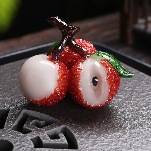 Sino livable lychee tea pets, creative fashionable color-changing teas, tea ceremony tea accessories, ready-made personalized gift-giving ornaments, high-quality products that can be raised, style seven