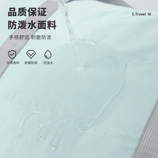 Sac de voyage facile Sac de rangement commercial grande capacité sac pliable sac double tissu ciel bleu