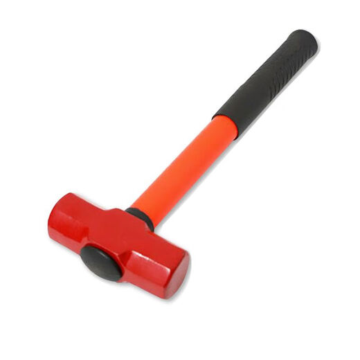 Xianxi must have a shock-proof octagonal hammer construction site hammer tool solid one-piece wall smashing sledge hammer heavy-duty hand hammer wall demolition hammer black and red shock-proof handle-6 list (short handle)