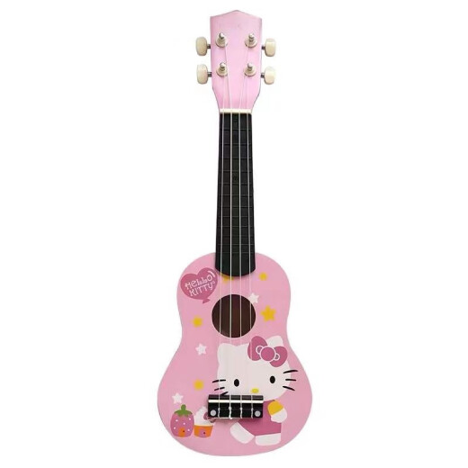 TMAX children's ukulele 21 inch cartoon cute little guitar Uklili boys and girls beginners Yurikke 1 inch 21 inch embroidered girl default color 1