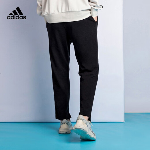 Pantalones de pantalones para hombres Adidas Primavera y otoño Nuevo entrenamiento de ejercicios transpirable al aire libre que ejecuta pantalones deportivos rectos clásicos GK9273/pequeño tamaño/pantalones rectos XS