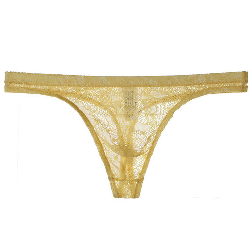 
Sexy underwear underwear men's lace transparent thong thin sexy underwear Sexy tempting T-pants Mesh Transparent White M