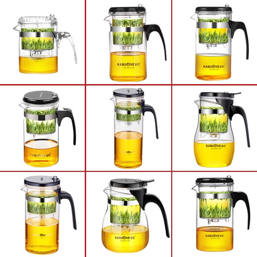 金灶金灶（KAMJOVE） 飘逸杯茶道杯玻璃茶壶泡茶壶茶具玲珑杯泡茶器 金灶TP-757【容量：700ml 】