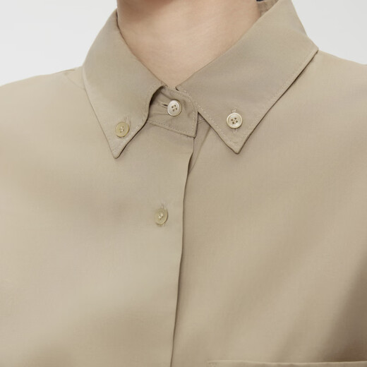 Jiangnan buyi (jnby) Summer women's seysie's libère de chemise droite décontractée style de navette 5o4f14110 249 / chameau peu profond S