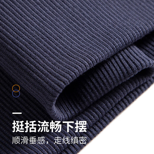 Shanshan light luxury mulberry silk sweatshirt men's long-sleeved casual waffle zipper stand collar textured pullover for men spring and autumn