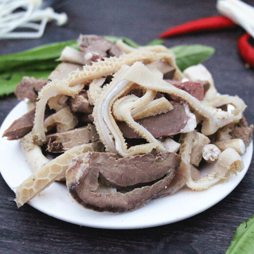 Yang Xiaoqi, Ningxia Tan mutton, fresh and cooked haggis, heart, liver, lungs, intestines and tripe, sheep head meat mixed hot pot ingredients, fine haggis 4Jin Jin equals 0.5kg