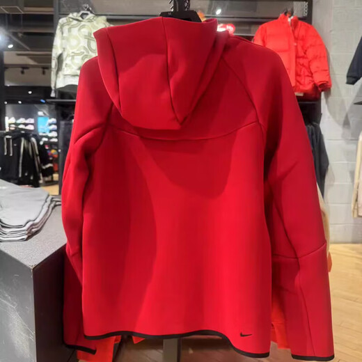 耐克（NIKE）外套男装2025春季新款健身训练运动服连帽防风休闲夹克 HV0950-687本命年红色 2XL
