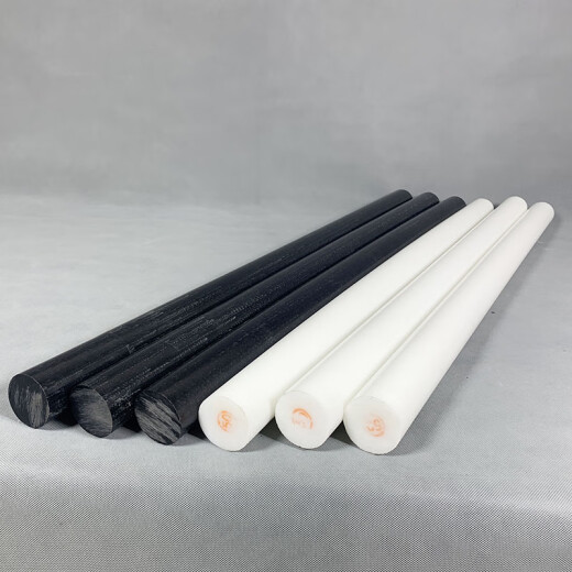 DYQT定制工程聚甲醛棒料pom棒材赛钢塑料棒黑白色塑钢棒尼龙板材15253 90mm*1米长